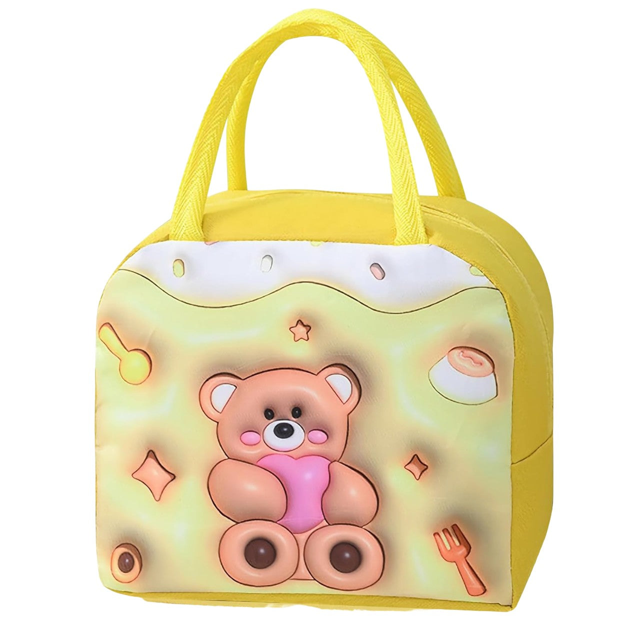Geantă Frigorifică, Flippy, cu Desene Animate 3D, Portabilă pentru Copii, de Prânz, din Pânză Oxford, 23x13x19 cm,