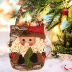 Geanta pentru Cadouri de Craciun, Flippy, Model Mos Craciun, Decoratiune Sarbatori, 46x23x2 cm, Multicolor