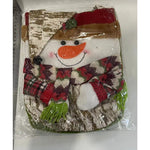 Geanta pentru Cadouri de Craciun, Flippy, Model Om de Zapada, Decoratiune Sarbatori, 46x23x2 cm, Multicolor