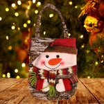 Geanta pentru Cadouri de Craciun, Flippy, Model Om de Zapada, Decoratiune Sarbatori, 46x23x2 cm, Multicolor