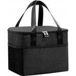 Geanta Termica Flippy pentru Pranz, Compartimente Telefon si Tacamuri, Multifunctionala, Impermeabila, 24x18x21 cm,