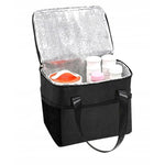 Geanta Termica Flippy pentru Pranz, Compartimente Telefon si Tacamuri, Multifunctionala, Impermeabila, 24x18x21 cm,