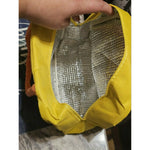 Geanta Termoizolanta pentru Copii, Flippy, 23x13x19 cm, Model Imprimeu Dinozaur, din Folie de Aluminiu si Panza Oxford,