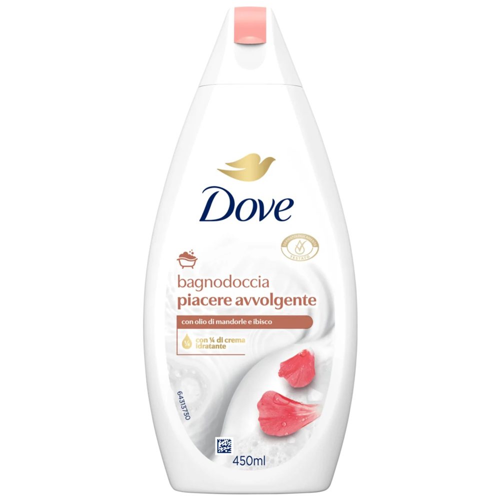 Gel de Dus, Dove, 450 ml Ulei de Migdale si Hibiscus