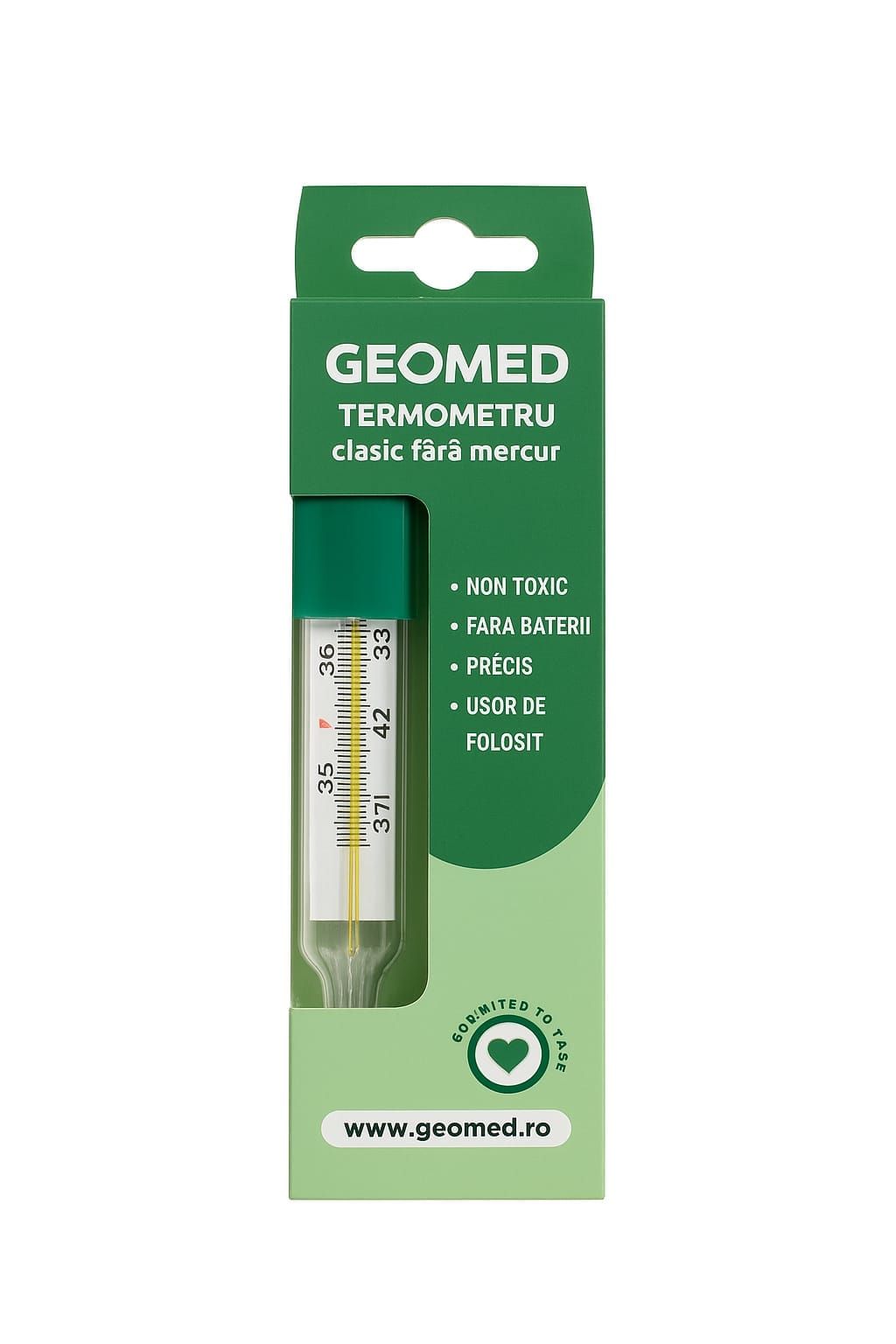 Geomed, Geomed, Mercur Free, Termometru, Under Arm