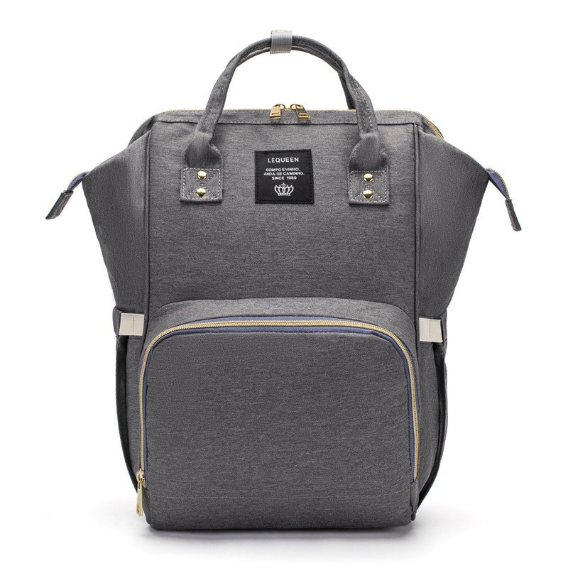 Rucsac Multifunctional pentru Mamici, Flippy, din Panza Oxford, Compartimentare Multipla, Impermeabil, 43 x 18 x 26 cm,