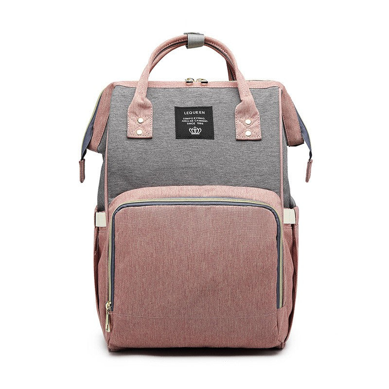 Rucsac Multifunctional pentru Mamici, Flippy, din Panza Oxford, Compartimentare Multipla, Impermeabil, 43 x 18 x 26 cm,