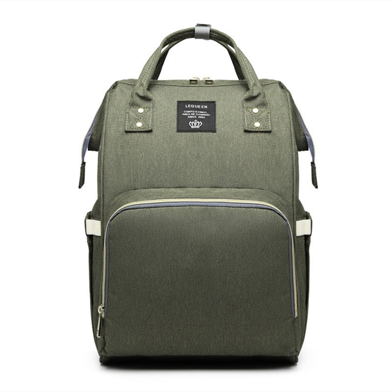 Rucsac Multifunctional pentru Mamici, Flippy, din Panza Oxford, Compartimentare Multipla, Impermeabil, 43 x 18 x 26 cm,