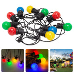 Ghirlanda Luminoasa, Flippy, fara Transformator, 10 m, 20 LED-uri Model Bulb, Interconectabila, IP65, Multicolor