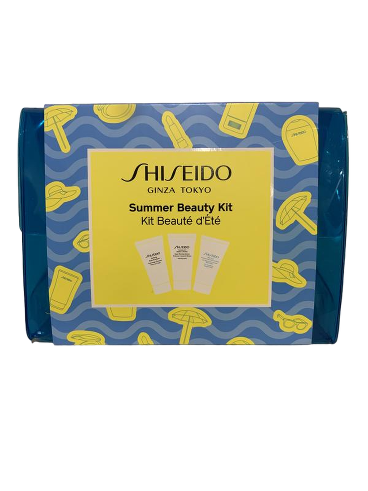 Ginza Tokyo - Summer Beauty Set Shiseido: After-Sun - Intensive Recovery, Repairing, After-Sun Emulsion, 30 ml + Advanced Body Creator - Super Slimming Reducer, Sculpting, Concentrate, 30 ml + Refining, Hydrating, Exfoliating Lotion, 30 ml - Olmarkt