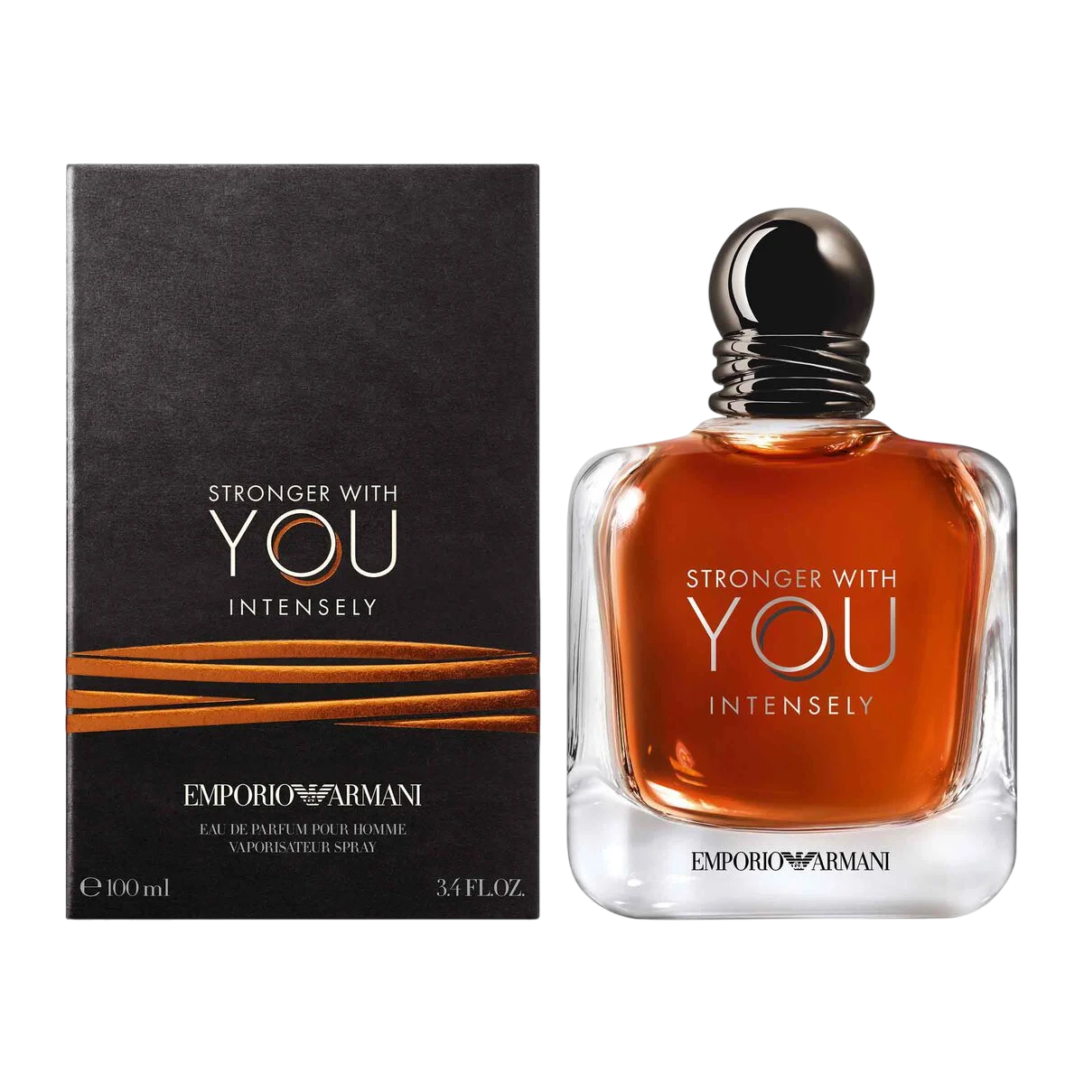 Giorgio Armani, Stronger With You Intensely, Apă de parfum, Pentru bărbați, 100 ml