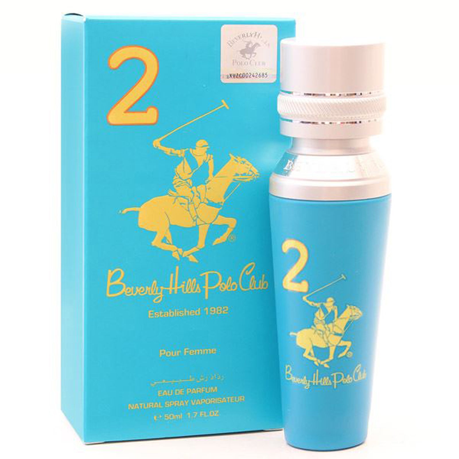 Beverly Hills Polo Club, No. 2, Apă de parfum, Pentru femei, 50 ml - Olmarkt