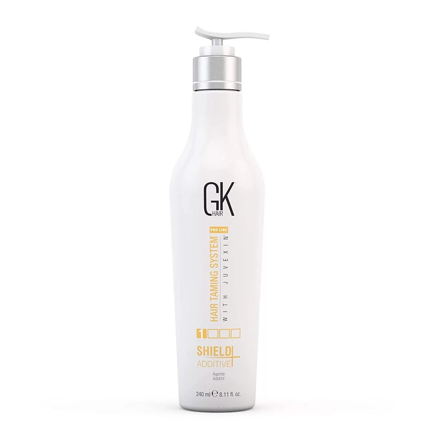 Global Keratin, Shield Additive, Șampon și balsam 2-în-1, Reparare și întărire, 240 ml - Olmarkt