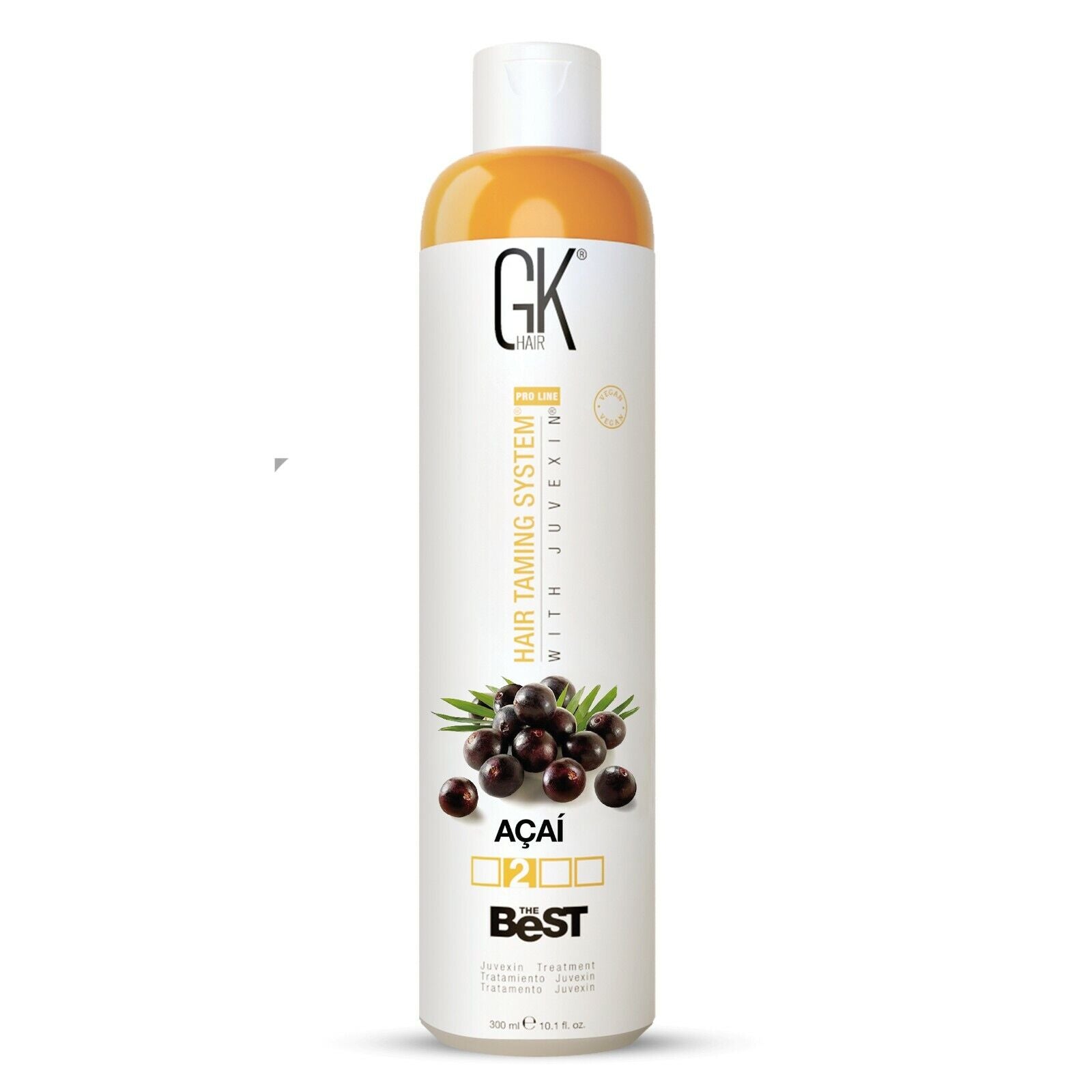 Global Keratin, The Best Acai, Tratament cu cremă pentru păr, Pentru netezire, 300 ml - Olmarkt