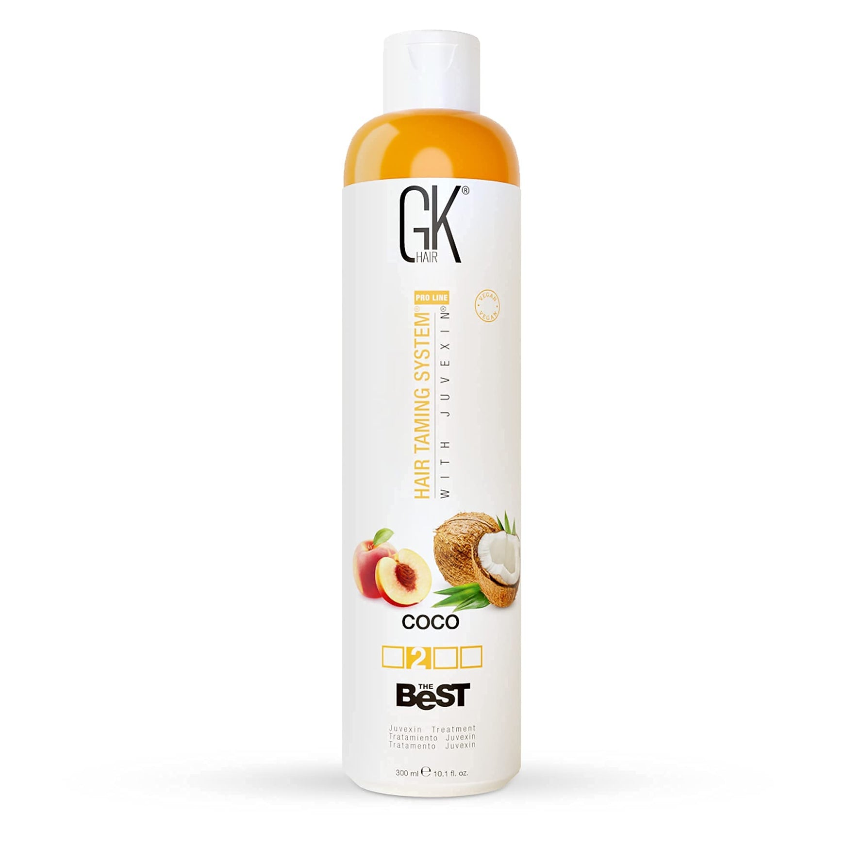 Global Keratin, The Best Coco, Tratament cu cremă pentru păr, Pentru netezire, 300 ml - Olmarkt