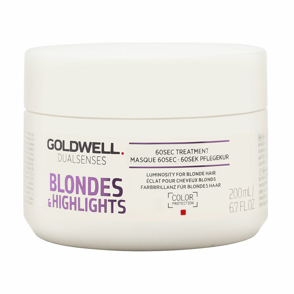 Goldwell, Dualsenses Blondes & Highlights, Mască cremă pentru tratamentul părului, Pentru protecția culorii, 200 ml