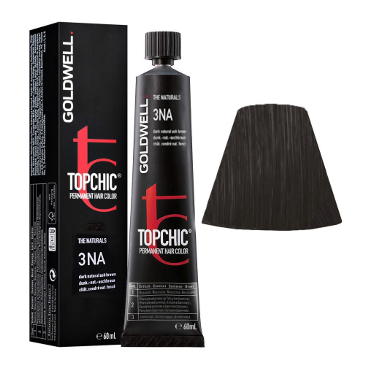 Goldwell, TopChic, Vopsea permanentă de păr, 3Na , 60 ml