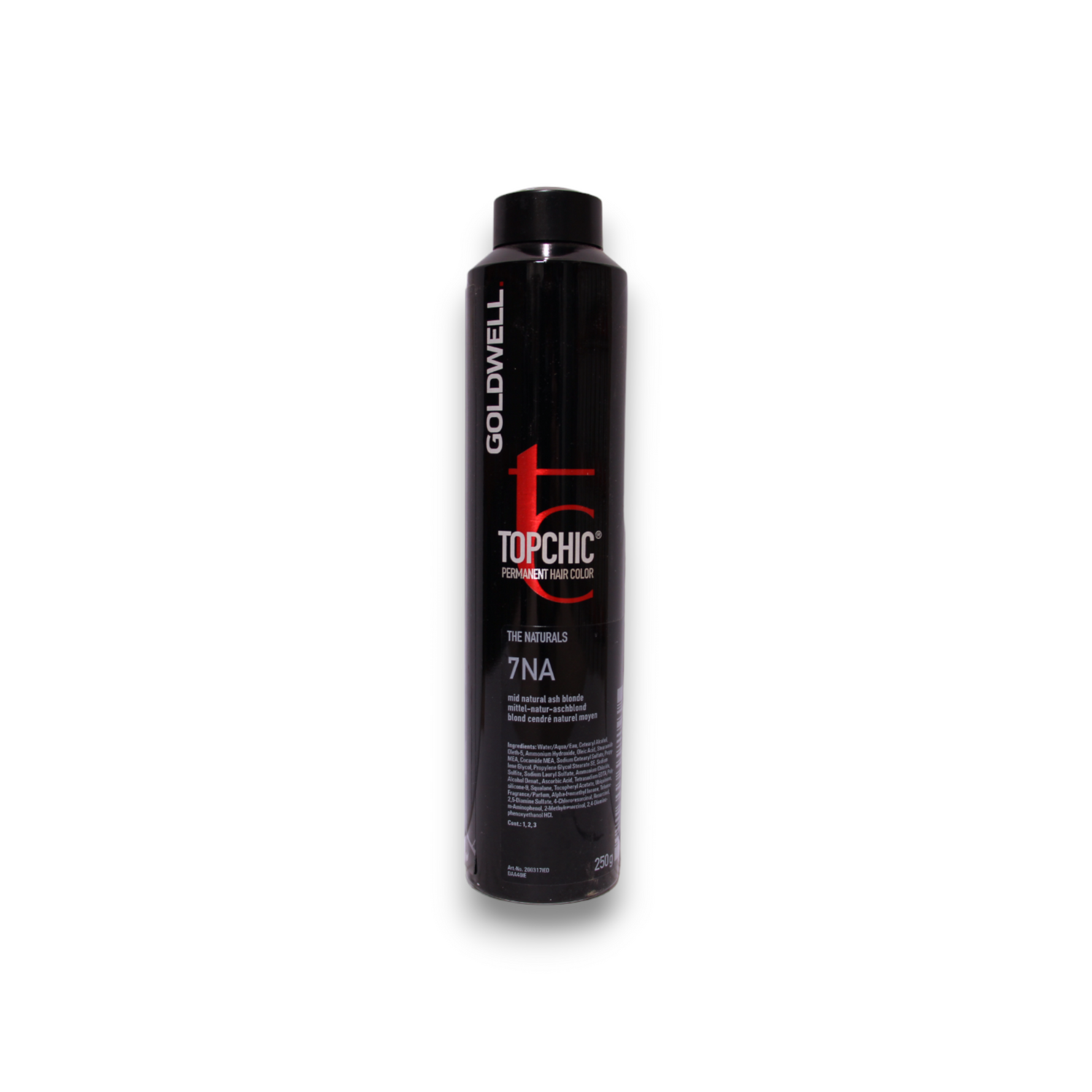 Goldwell, TopChic, Vopsea permanentă de păr, 7NA Mid Natural Ash Blonde, 250 ml