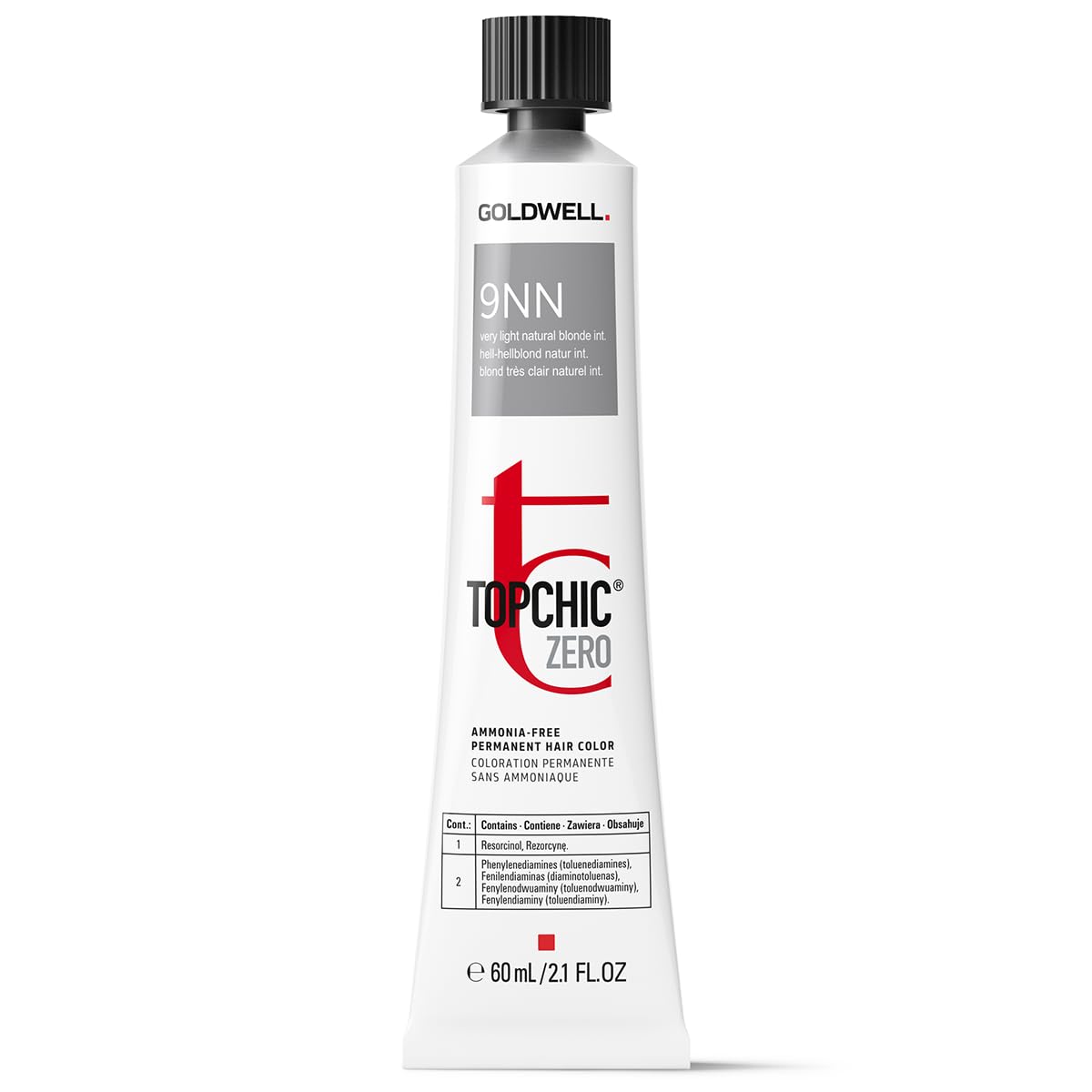 Goldwell, TopChic Zero, Vopsea permanentă de păr, 9NN Very Light Natural Blonde, 60 ml