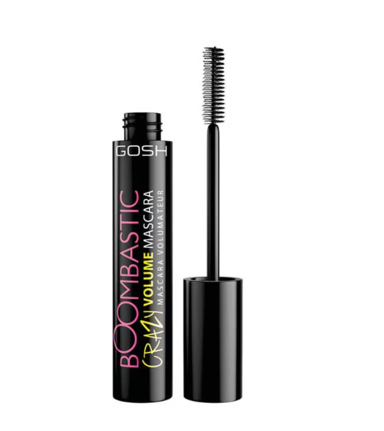 Gosh, Boombastic Crazy, Volumizare, Mascara, 001, Negru extrem, 13 ml
