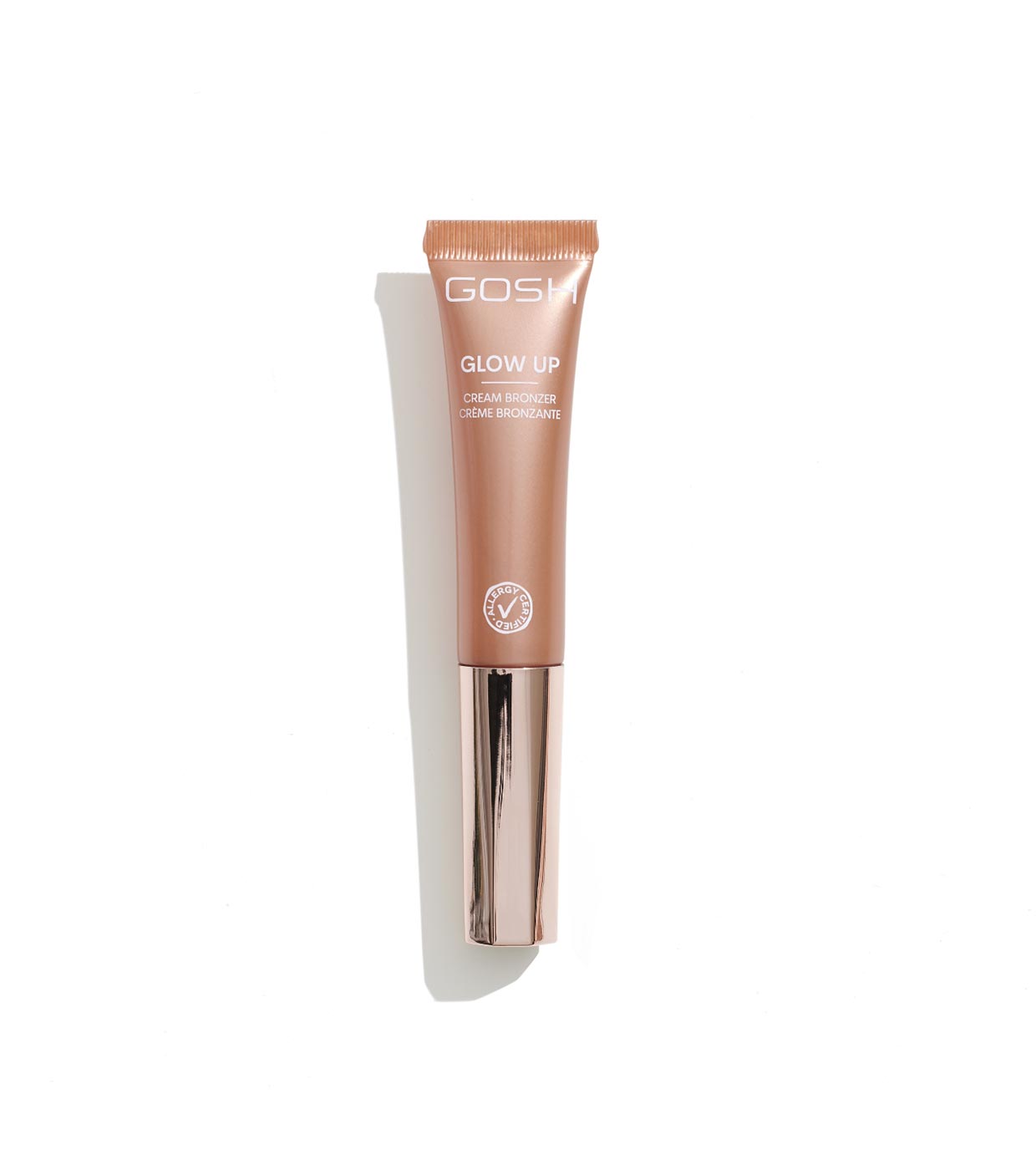 Gosh, Glow Up, Luminos, Iluminator lichid, 002, Bronz, Față, 14 ml