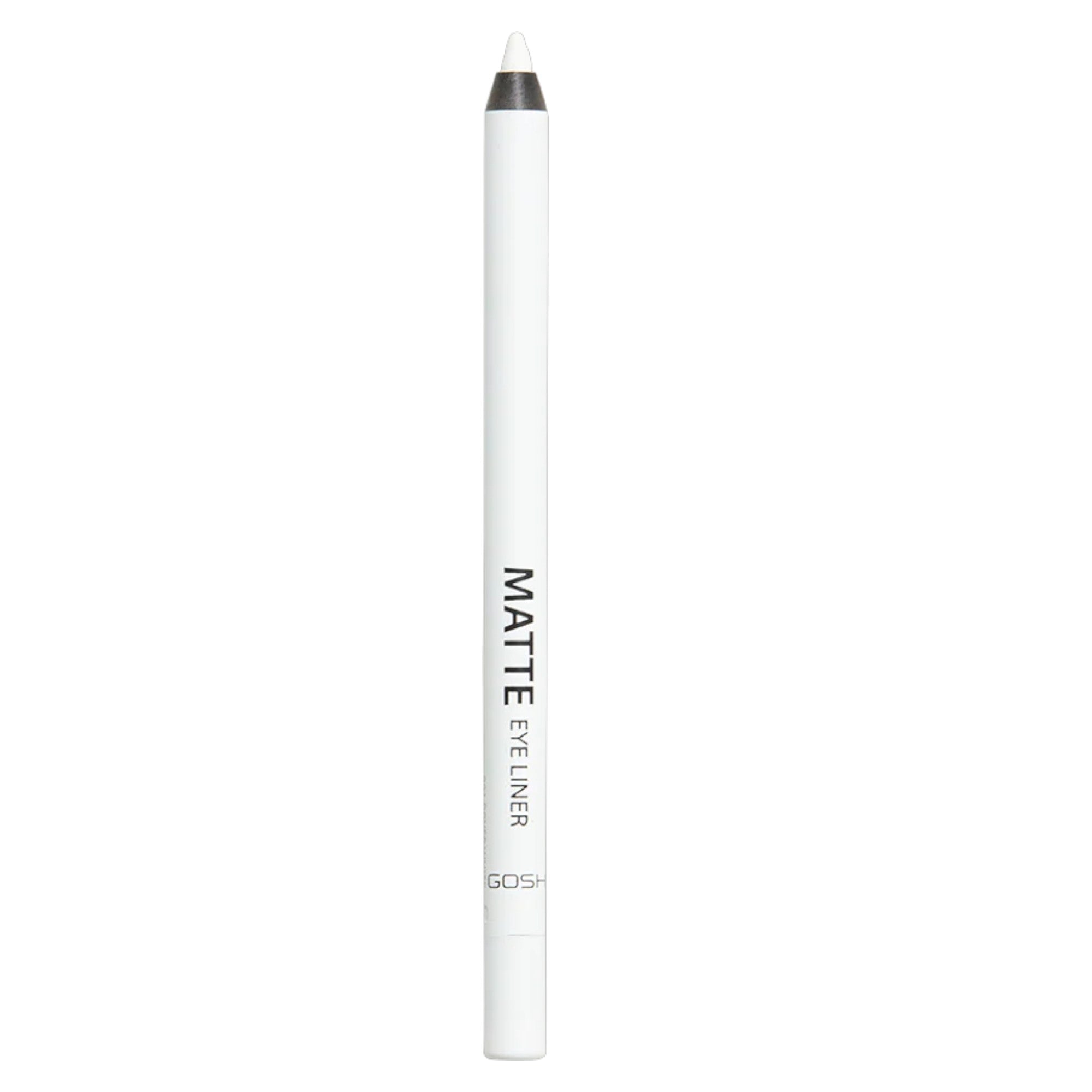 Gosh, Matte Eye Liner, Creion cremă, Creion kohl, 001, Dover White, 1.2 g