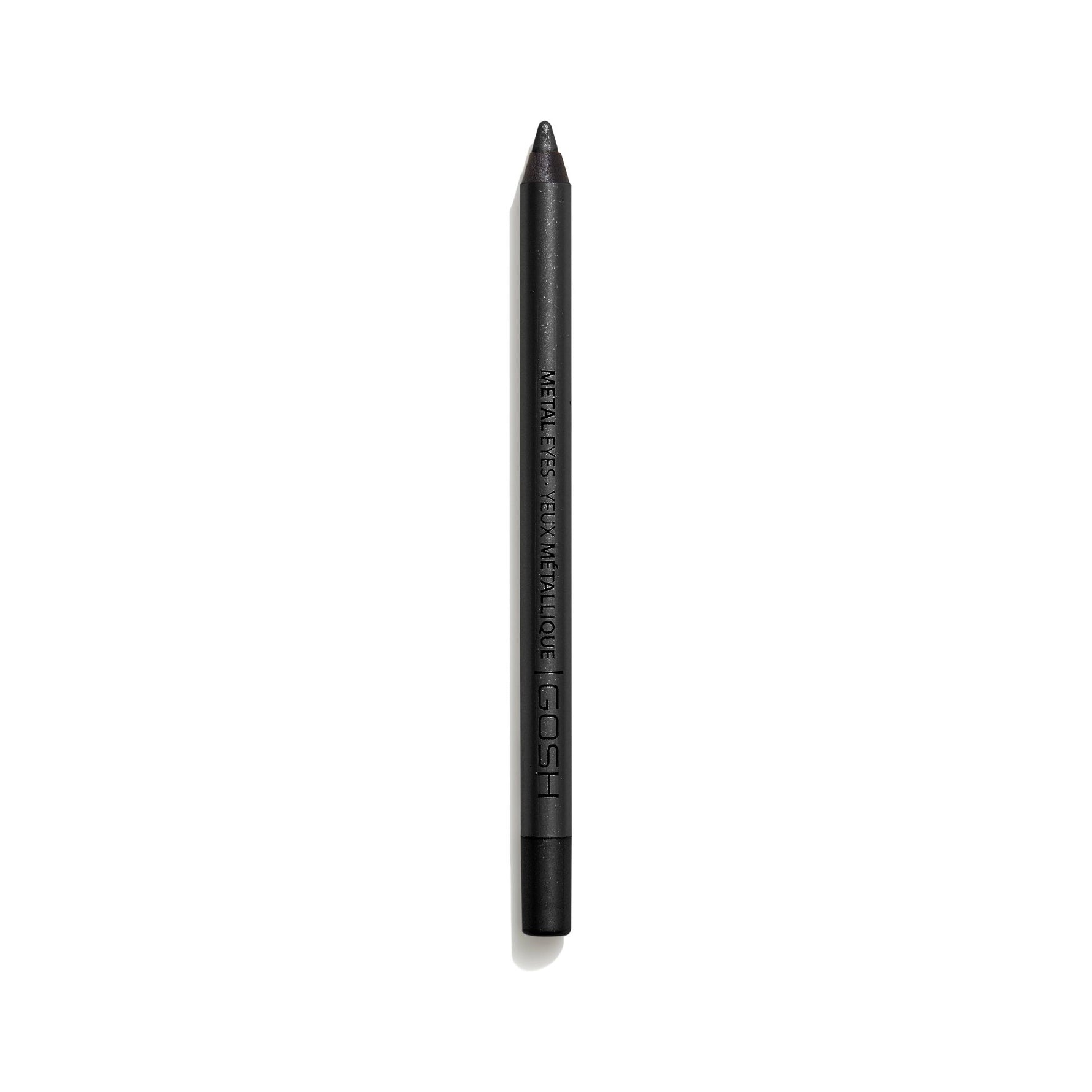 Gosh, Metal Eyes, Creion eyeliner gel, 001, Hematit, 1.2 g