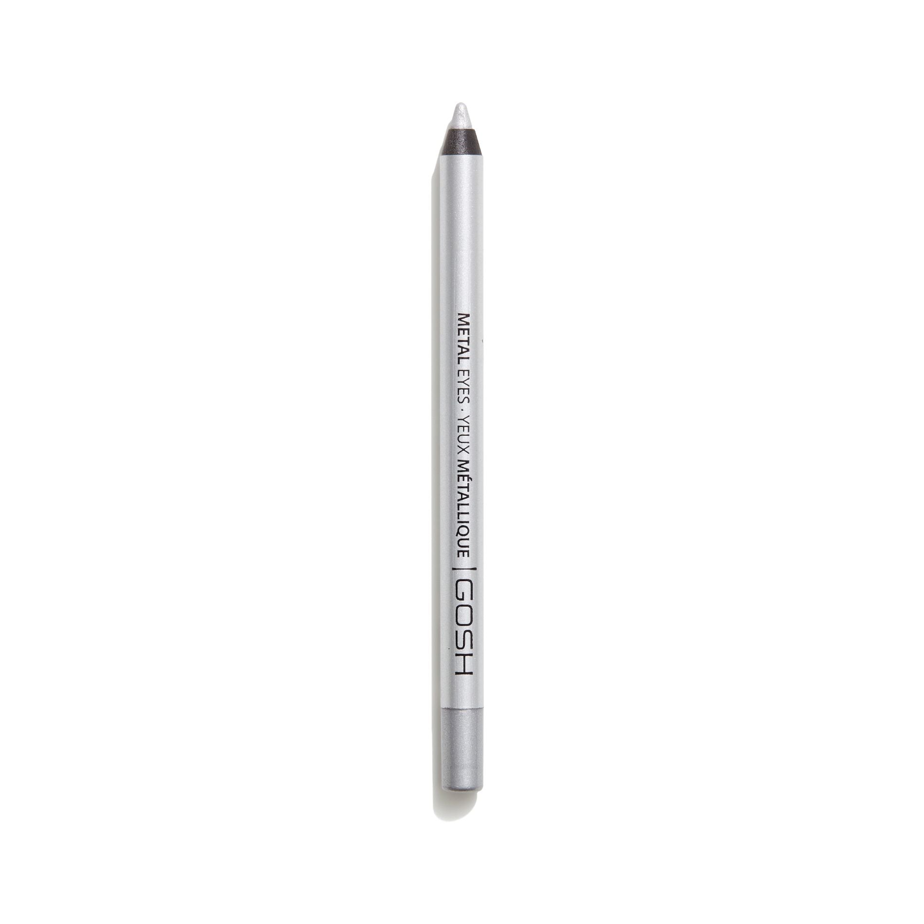Gosh, Metal Eyes, Creion eyeliner gel, 004, Silverstone, 1.2 g