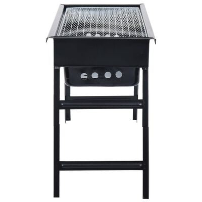 Gratar Portabil, Flippy, Confectionat din Metal, pentru Picnic, Gradina, Terasa, Camping, Dimensiuni Reduse, 60x22x23