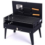 Gratar Portabil, Flippy, Pliabil, Tip Servieta, cu Accesorii pentru Gatit Incluse, Confectionat din Metal, 46x43x26 cm,