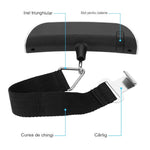 Cantar Digital de Mana Curea, Flippy, Cantar Portabil, Cantarire Bagaje, Capacitate 50 kg, Functie de Tara, 12.5 x 2.8