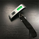Cantar Digital de Mana Curea, Flippy, Cantar Portabil, Cantarire Bagaje, Capacitate 50 kg, Functie de Tara, 12.5 x 2.8