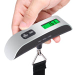 Cantar Digital de Mana Curea, Flippy, Cantar Portabil, Cantarire Bagaje, Capacitate 50 kg, Functie de Tara, 12.5 x 2.8