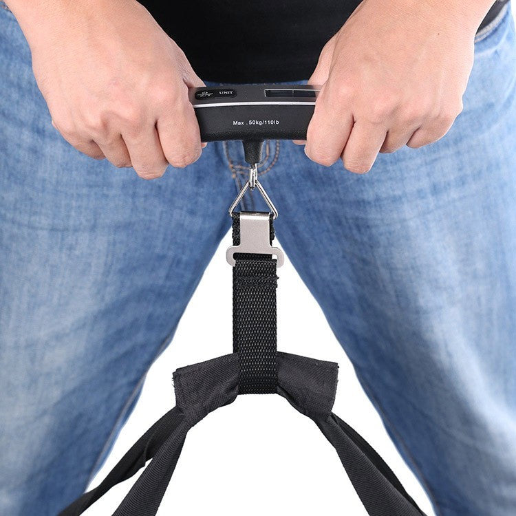 Cantar Digital de Mana Curea, Flippy, Cantar Portabil, Cantarire Bagaje, Capacitate 50 kg, Functie de Tara, 12.5 x 2.8