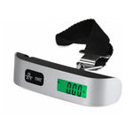 Cantar Digital de Mana Curea, Flippy, Cantar Portabil, Cantarire Bagaje, Capacitate 50 kg, Functie de Tara, 12.5 x 2.8