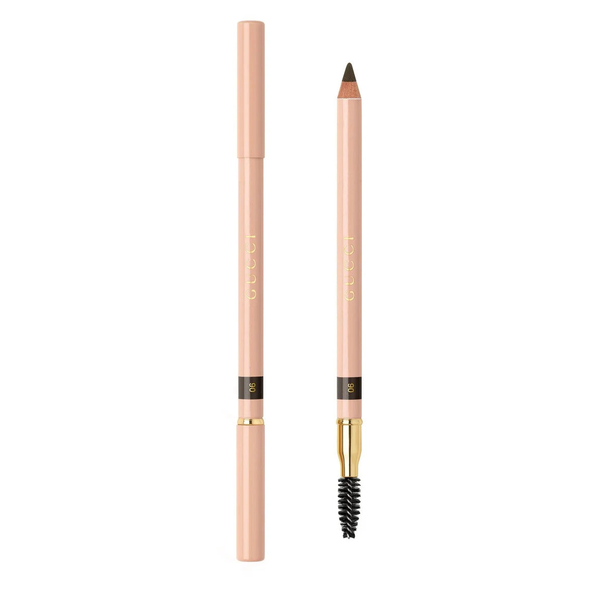 Gucci, Definition Sourcils, Cu două capete, Creion cremă pentru sprâncene, 06, Negru, 1.19 g - Olmarkt
