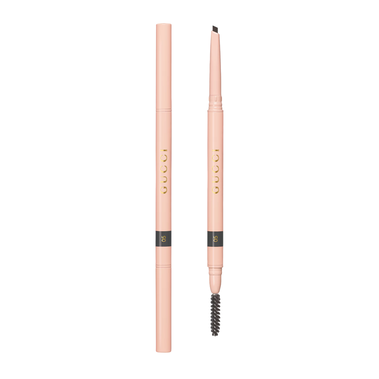 Gucci, Stylo A Sourcils, Rezistent la apă, Cu două capete, Creion cremă pentru sprâncene, 05, Gri, 0.09 g - Olmarkt