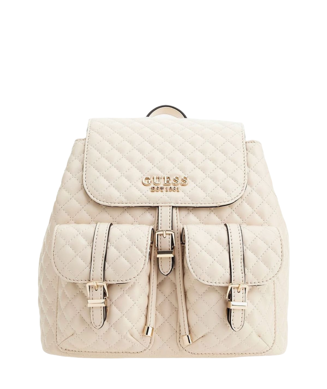 Guess, Adam Flap, Poliuretan, Rucsac textil, Piatră, Pentru femei - Olmarkt