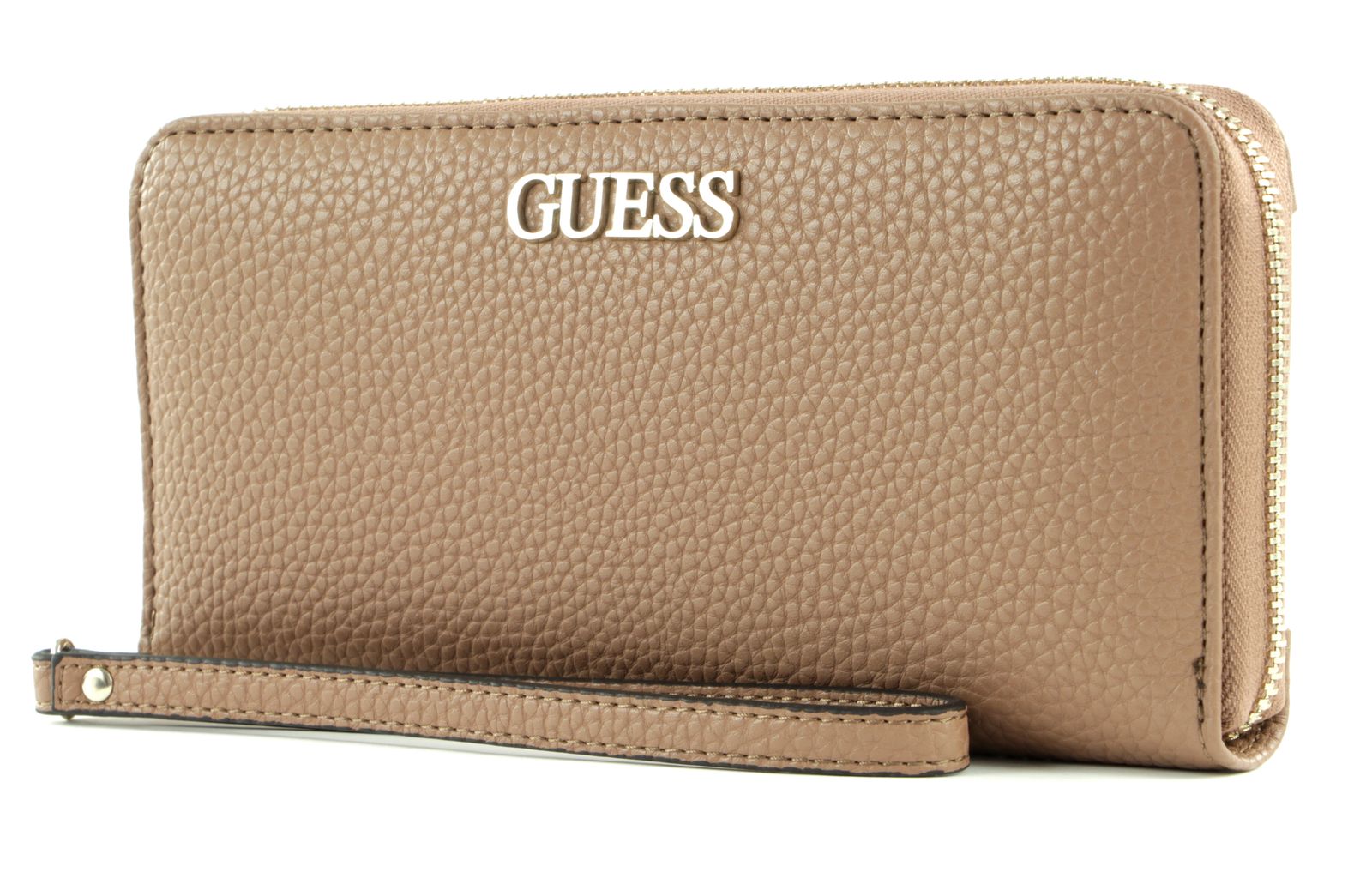 Guess, Alby, Portofel textil, SLG Fermoar mare, Bej, Pentru femei - Olmarkt
