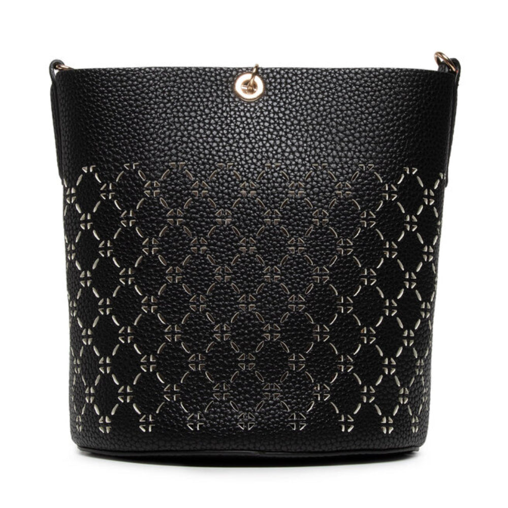 Guess, Amara, Piele sintetică, Rucsac textil, Negru, XG849301, Pentru femei, 18/21 x 20 x 14 / 14/18 x 17,5 x 6,5 cm - Olmarkt