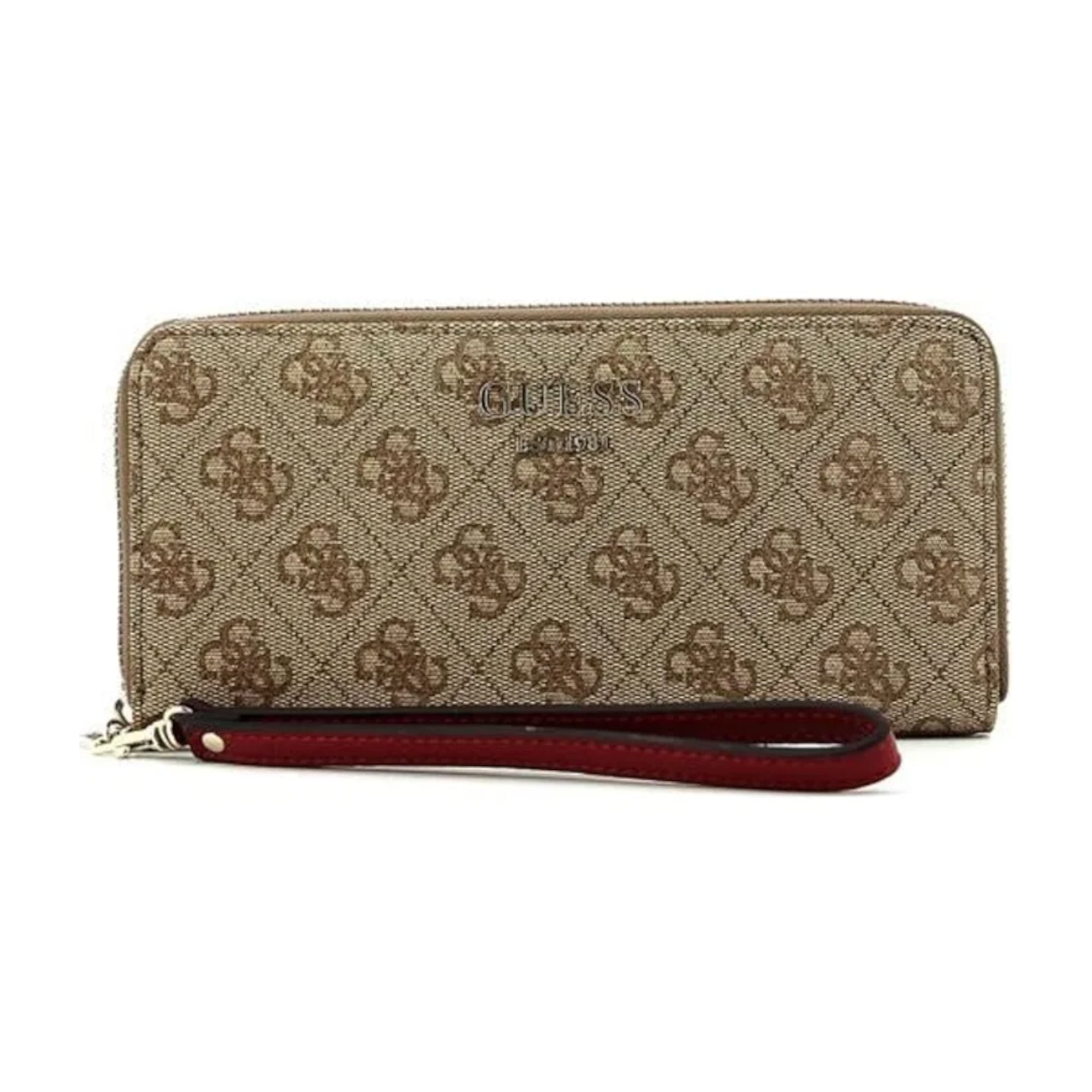 Guess, Amara, Portofel textil, Logo 4G, SWSG6995460, Negru, Pentru femei - Olmarkt