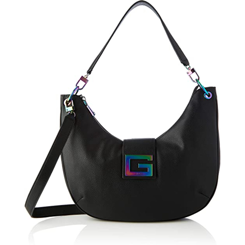 Guess, Brightside, Poliuretan, Geantă textilă, Hoinar mare, Negru, Pentru femei - Olmarkt