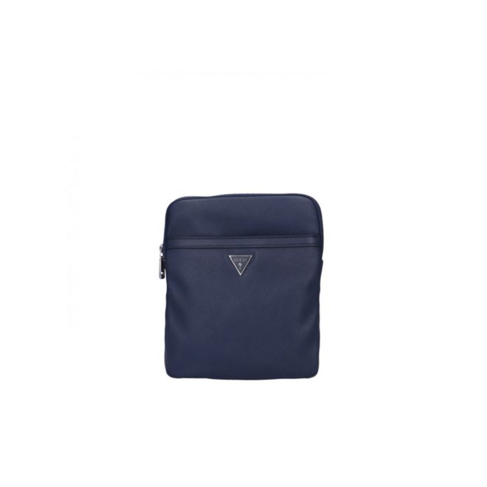 Guess, Certosa, Geantă textilă crossbody, Albastru, HMECRNP2258BLU, 22,5 x 23 x 6 cm, Pentru bărbați - Olmarkt
