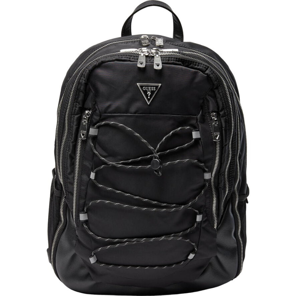 Guess, Certosa, Nailon, Geantă textilă crossbody, Negru, HMECRNP2209, 33 x 46 x 15 cm, Pentru bărbați - Olmarkt