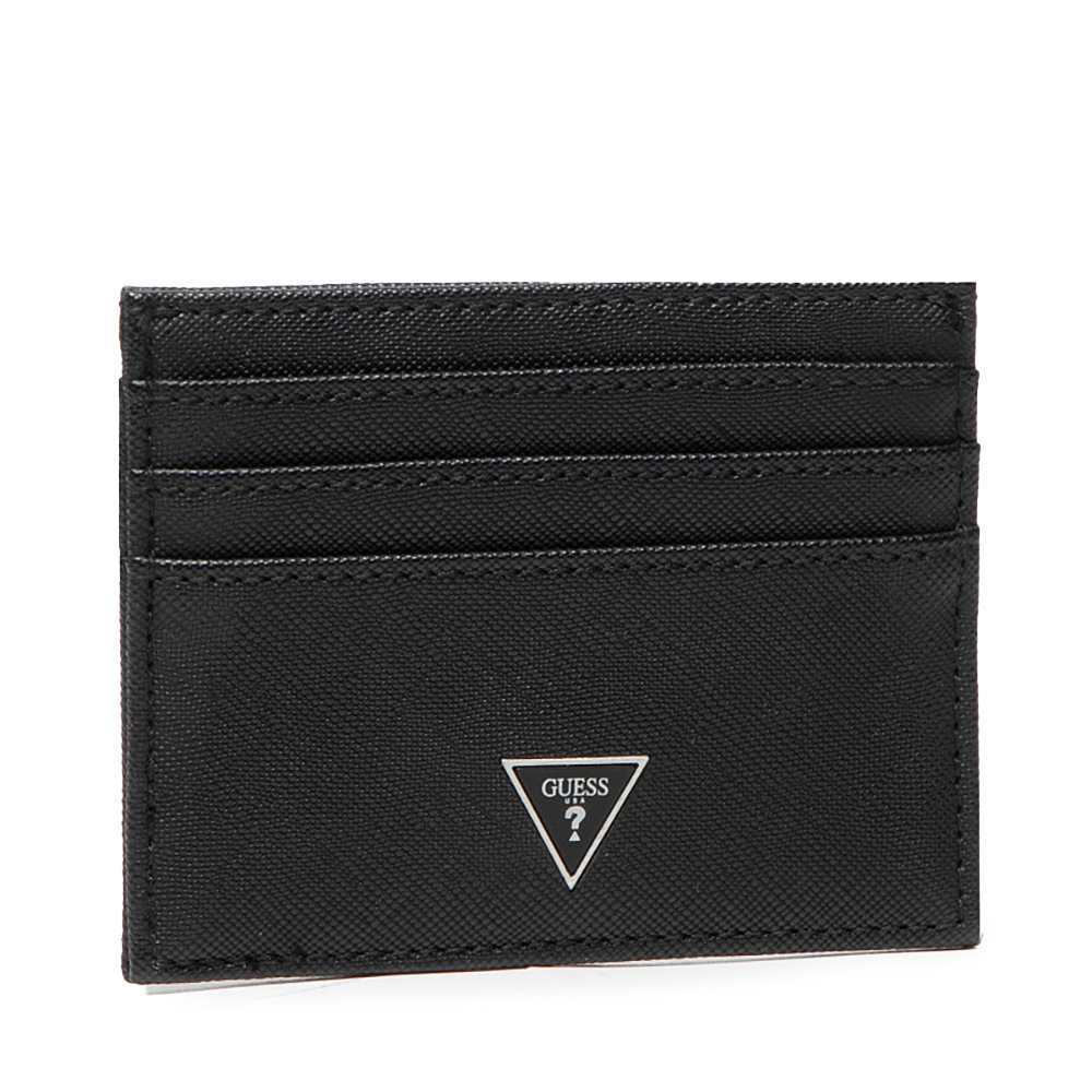 Guess, Certosa, Portofel textil, Deținătorul cardului, Negru, Pentru bărbați - Olmarkt
