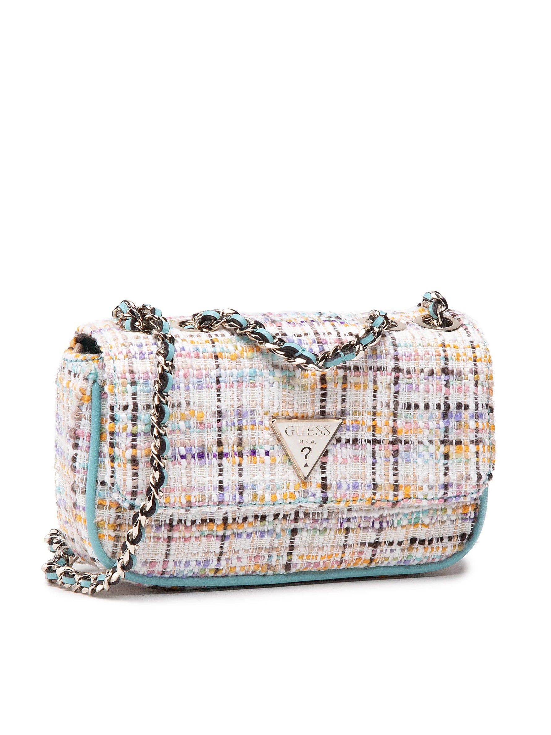 Guess, Cessily, Geantă textilă crossbody, Multicolor, hwtm76, Pentru femei - Olmarkt