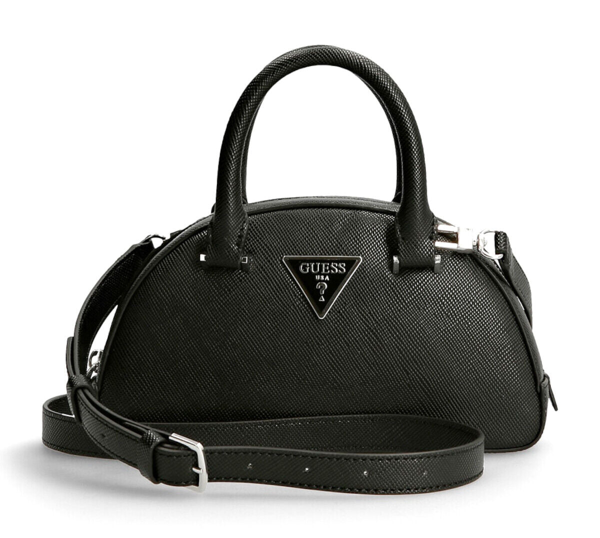 Guess, Cordelia, Poliuretan, Geantă textilă, Negru, Pentru femei, Mini - Olmarkt