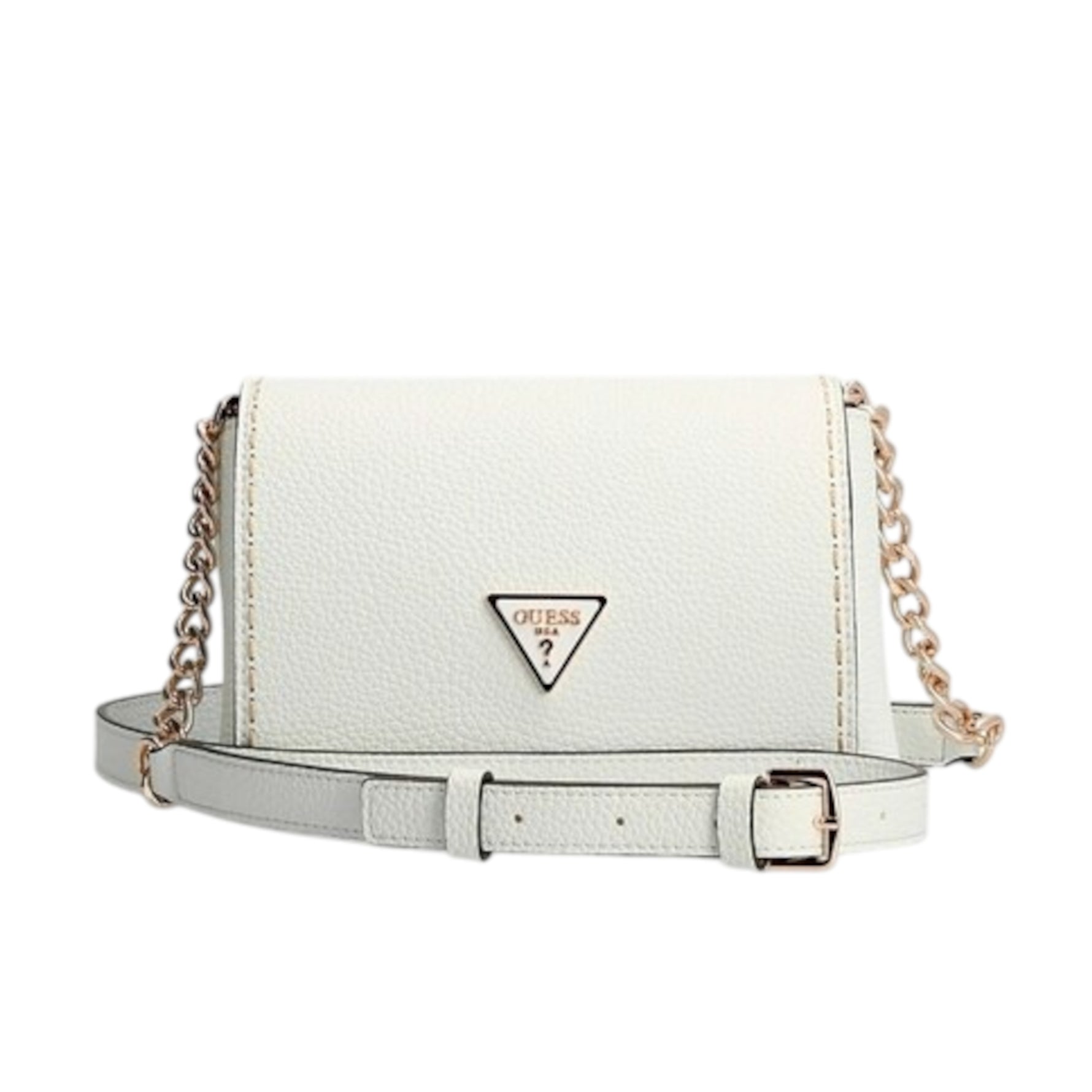 Guess, Downtown Chic Mini, Piele sintetică, Geantă textilă, Alb, XG838578, Pentru femei - Olmarkt