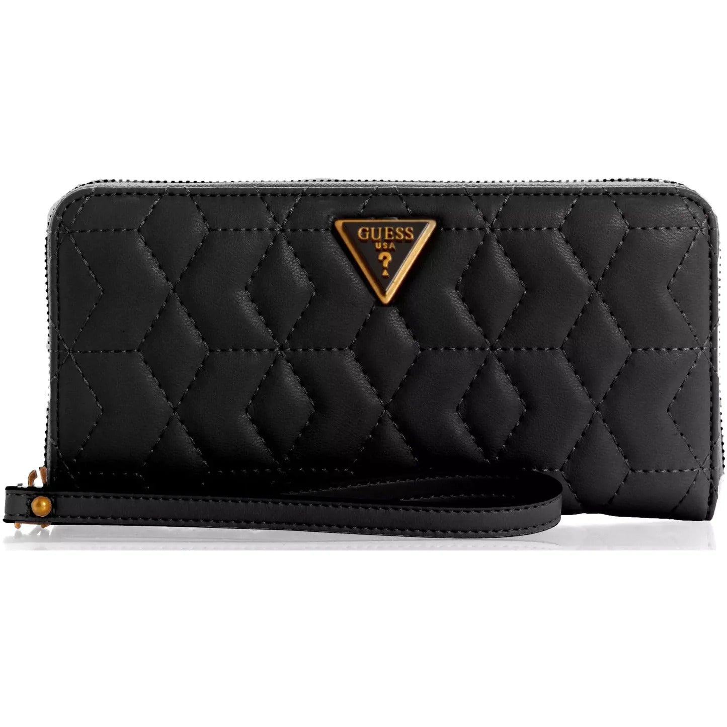 Guess, Elenia, Portofel textil, SLG Fermoar mare, Negru, Pentru femei - Olmarkt