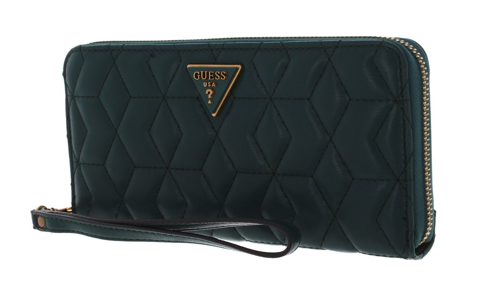 Guess, Elenia, Portofel textil, SLG Fermoar mare, Pădure, Pentru femei - Olmarkt